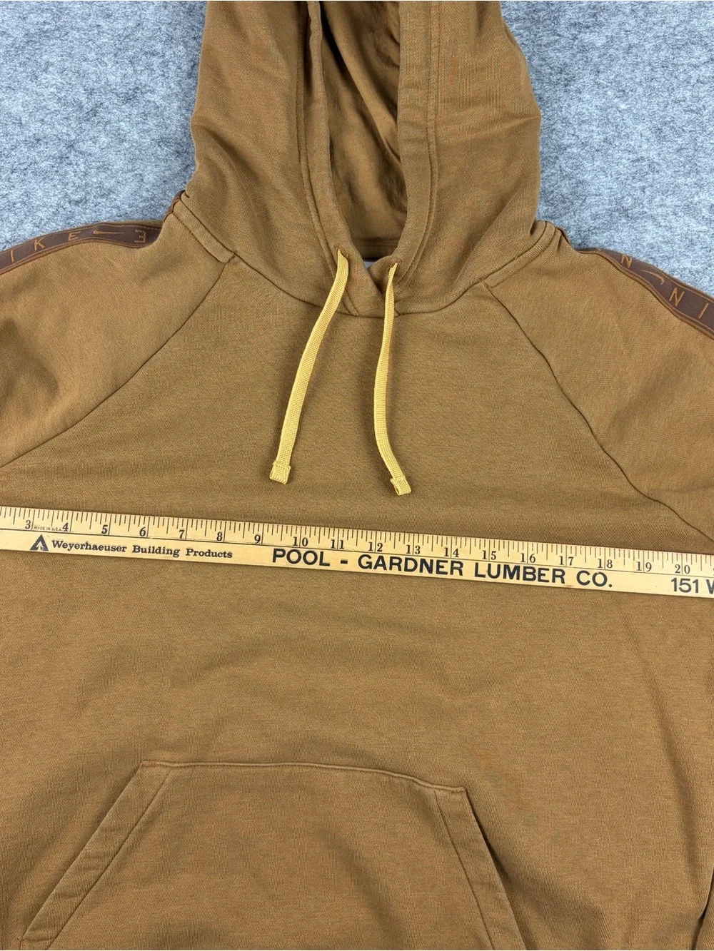 Nike Sportswear Essential Women's Fleece Hoodie Ale Brown/Cacao Wow Size Large